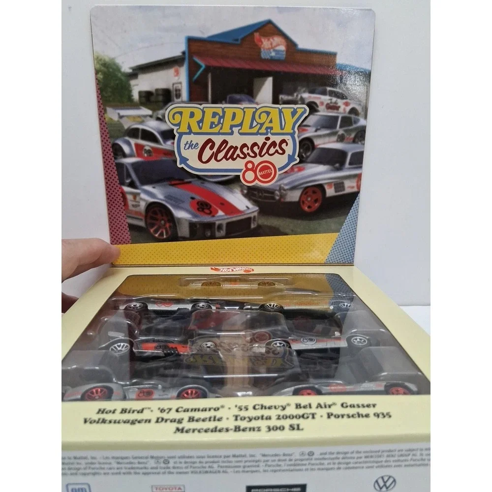 Hot Wheels Mattel 80th Anniversary Replay the Classics Zamac 7-Pack/55 Gasser